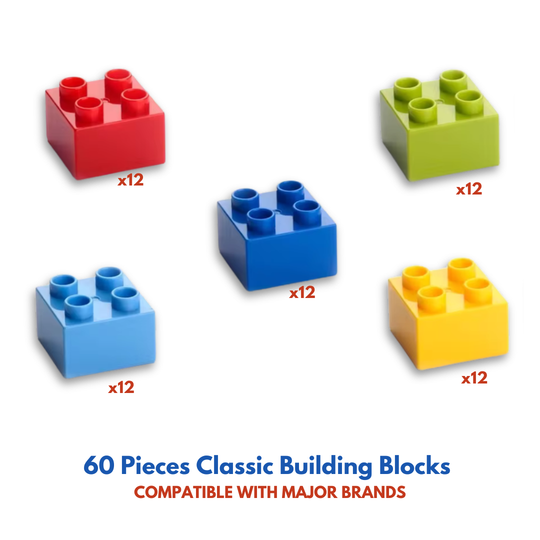 60 Piece Classic Building Blocks