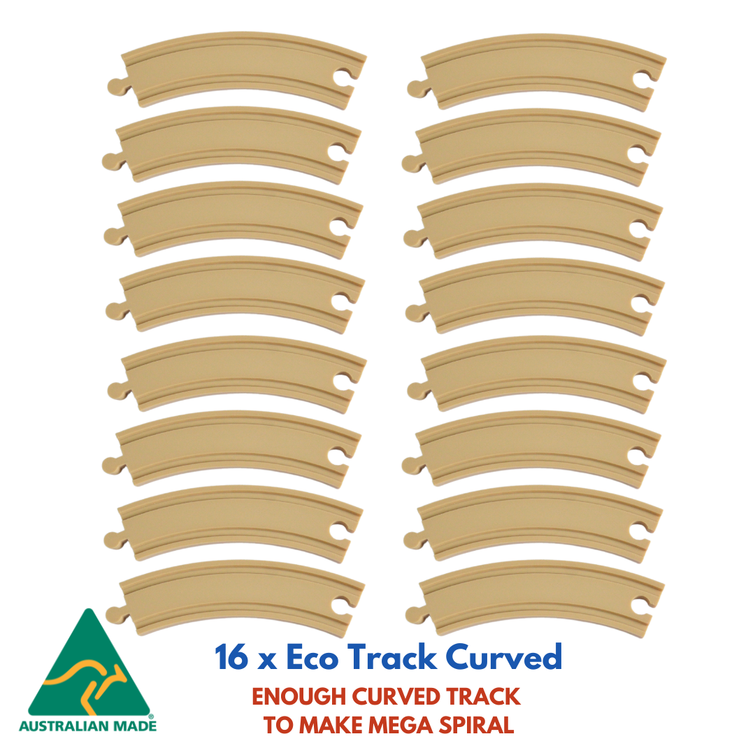 Mega Spiral & Curved Track Bundle – Flexi Tracks