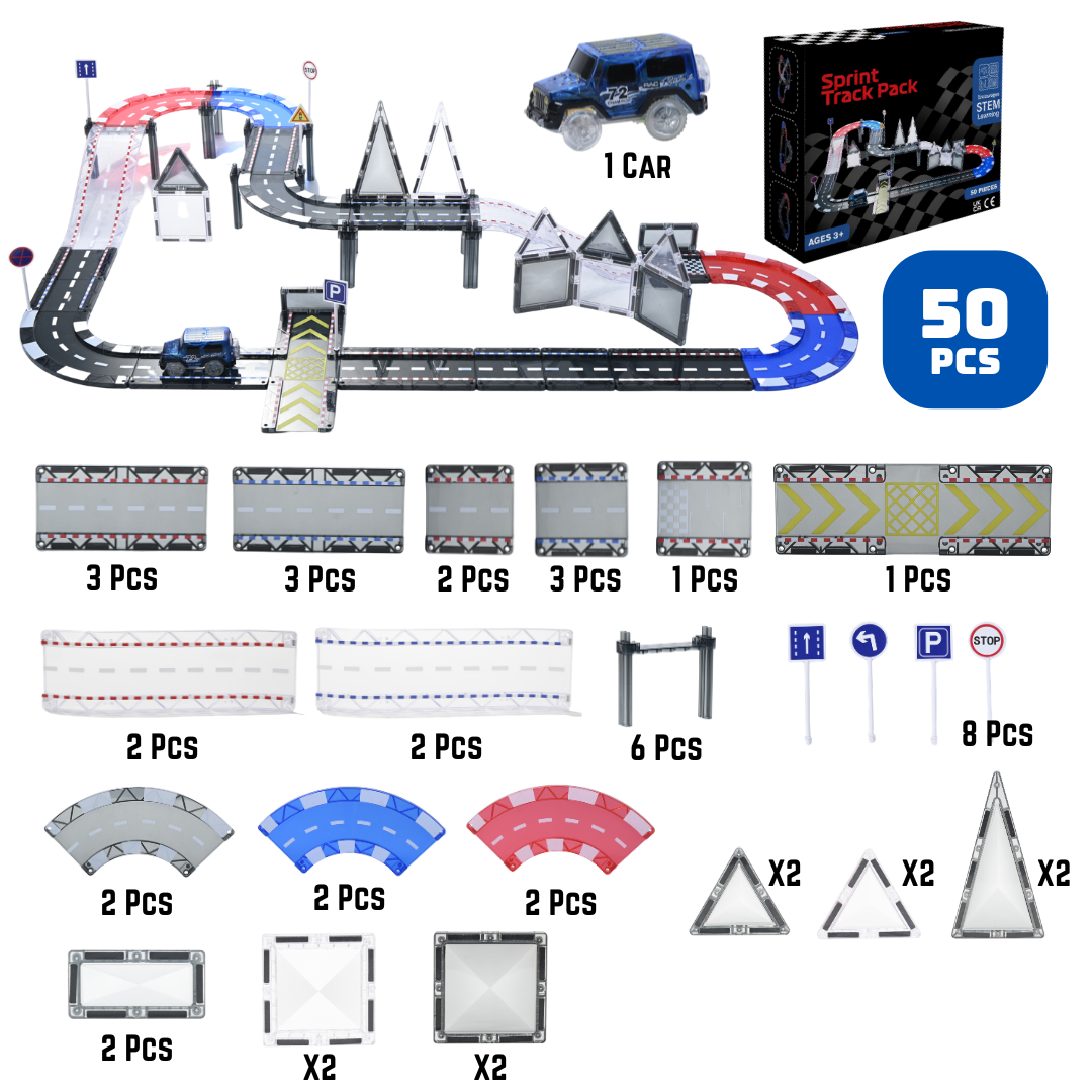 50Pcs Sprint RaceTrack